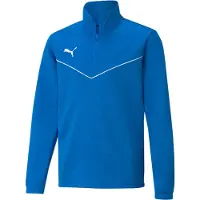 Puma Sportief sweatshirt 'TeamRise' blauw / wit
