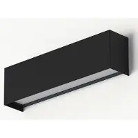 Nowodvorski Lighting Wandlamp Straight XS, dimbaar, zwart, Woon-/ Eetkamer, metaal, Modern, wandlamp