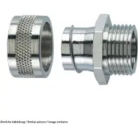 Lapp 55502022 SILVYN LGF-2-M 20X1.5/2 Slangbevestiging Zilver M20 16.90 mm Recht 1 stuk(s)