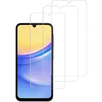 IMoshion Bundel Screenprotector Gehard Glas 3 pack - Geschikt voor Samsung Galaxy A15 (4G) / A15 (5G)
