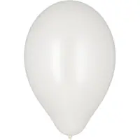 Papstar 12x 10 Ballonnen Ø 25 cm wit