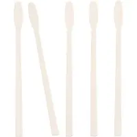 Papstar 30x 100 Roerstaafjes papier pure 14 cm wit