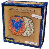 Philos houten puzzel dieren 2 in 1 Leeuw 177 stukjes.