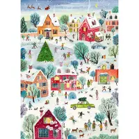 Pieces & Peace Puzzel, Kerst: Het betoverende kerstdorp - 2000 stukjes