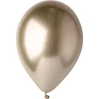 Papstar 10x 4 Ballonnen Ø 33 cm Shiny Prosecco large