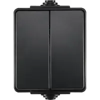 ION Industries Opbouw Serieschakelaar | IP55 | Zwart