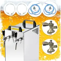 Ich-zapfe Complete set - Biertap - Kontakt 40/K 2-kraans, 50 liter/u - met Fustkoppeling Type D - Beertender, Thuistap, Bierkoeler