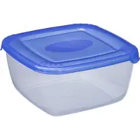 PLAST TEAM Vertriebs GmbH Vierkante blauwe diepvriesdoos 0,46 liter