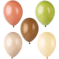 Papstar 12x 10 Ballonnen Ø 25 cm assorti kleuren Natural
