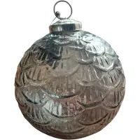 Ptmd | Kerstbal | Glas | 13 cm