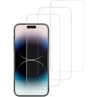 IMoshion Bundel Screenprotector Gehard Glas 3 pack - Geschikt voor Apple iPhone 16e / 14 / 13 Pro / 13