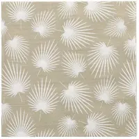 Papstar 12x 30 Servetten 3-laags 1/4 vouw 33 cm x 33 cm White Leaves