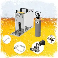 Ich-zapfe Complete Set - Biertap PYGMY 25, 1-kraans - Droogkoeler 35 liter/uur - Thuistap - Bierkoeler - met Fustkoppeling KeyKeg