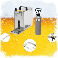 Ich-zapfe Complete set biertap,Tapsysteem, Biertap, PYGMY 25 1-kraans droogkoeler, 25 liter/uur - Beertender, Thuistap, Bierkoeler, Green Line, zonder