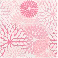Papstar 10x 20 Servetten 3-laags 1/4 vouw 40 cm x 40 cm roze Floralies