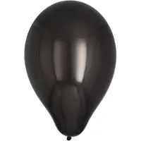 Papstar 12x 10 Ballonnen Ø 25 cm zwart