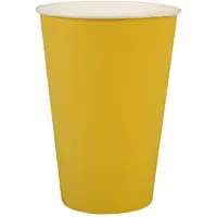 Papstar 15x 20 Drinkbekers Karton 02 l Ø 7 cm · 97 cm geel