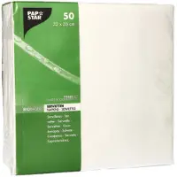 Papstar 6x 50 Servetten 2-laags 1/4 vouw 33 cm x 33 cm wit