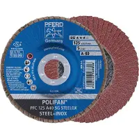 PFERD TOOLS 67612125 A Sg Steelox Lamellenschijf Diameter 125 mm Boordiameter 22.23 mm Korrelgrootte (num) 120 10 stuk(s)