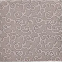 Papstar 8x 20 Servetten ROYAL Collection 1/4 vouw 40 cm x 40 cm grijs Casali