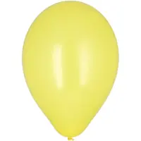 Papstar 12x 10 Ballonnen Ø 25 cm geel