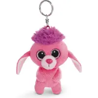 Nici Glubschis Pluchen Sleutelhanger Poodle Mookie, 9cm