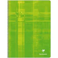 Clairefontaine 8342C: notitieboek met spiraalbinding, formaat 240 x 320 mm, geruit (5x5)