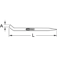 Ks Tools BRONZEplus bevestigingsplaten