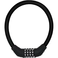 HBS Fietsslot-h5-042-blk - Cijferslot - 420 Mm - Zwart