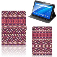 B2Ctelecom Lenovo Tab E10 Tablet Hoes Aztec Paars