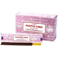 Ancient Wisdom Satya - positive vibes - wierook - positiviteit - wierookstokjes - doos 12 pakjes van 15 gram