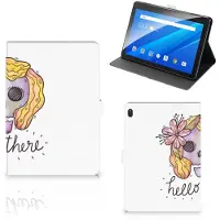 B2Ctelecom Tablettasje Lenovo Tab E10 Boho Skull