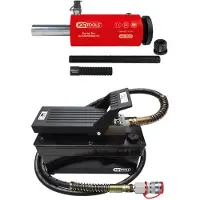 Ks Tools 440.9996 Hydraulische eenheid 32t, met lucht-hydraulische pomp, 9-delig