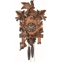 Engstler - 636/8 - Koekoeksklok - 8-daags kettinguurwerk - Notenhout - 33 cm