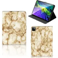B2Ctelecom iPad Pro 11 2020/2021/2022 Leuk Tablet hoesje Marmer Goud