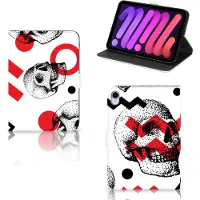B2Ctelecom Tablettasje iPad Mini 6 (2021) Skull Red