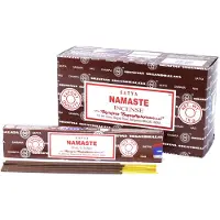 Satya wierook - namaste - wierookstokjes - grote doos van 12 x 15 gram