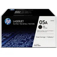 HP 05A (CE505D) toner cartridge zwart 2 stuks (origineel)