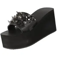Uzurii Luxe teenslipper in het zwart