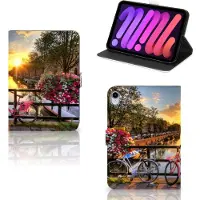 B2Ctelecom iPad Mini 6 (2021) Tablet Flip Case Amsterdamse Grachten
