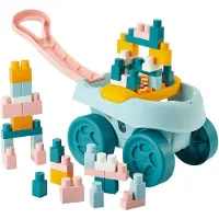 Ecoiffier Jeu de brique et bloc Chariot 40 pièces