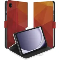 B2Ctelecom Uniek Samsung Galaxy Tab A9 Tablethoesje Polygon Red Design | B2C Telecom