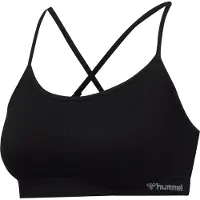 Hummel Sport bh 'Juno' lichtgrijs / zwart