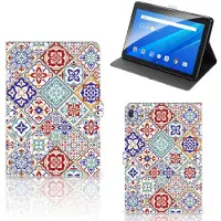 B2Ctelecom Lenovo Tab E10 Leuk Tablet hoesje Tiles Color