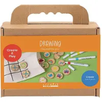 Creativ Company CC Mini Hobbyset Tekenen Drie op een Rij