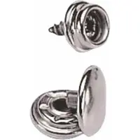 PLASTIMO Screw Fit Stud Fasteners Kit Closure Zilver