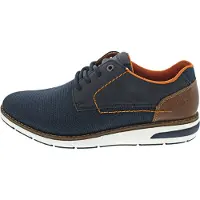 Rieker Veterschoen navy / bruin / oranje