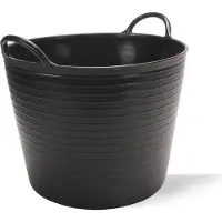 Rubi FLEXTUB Serie - Flexibele Emmer - 25L - Ergonomische Handgrepen - Zwart
