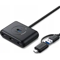 UGREEN USB 3.0 + USB-C 3.1 Hub 4-poorten
