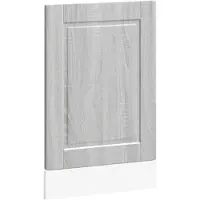 vidaXL Vaatwaspaneel Porto 45x1,5x57cm bewerkt hout grijs sonoma eiken